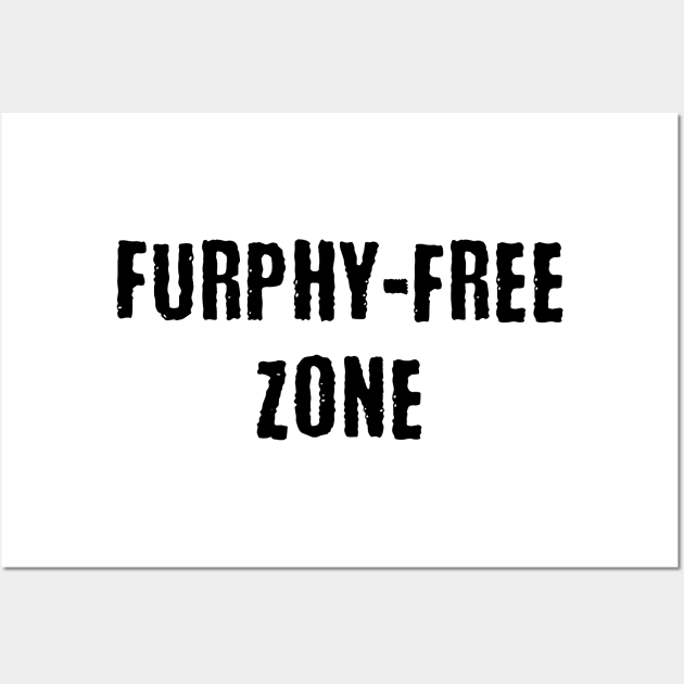 Furphy-Free Zone, funny Australian slang design Wall Art by Luxinda